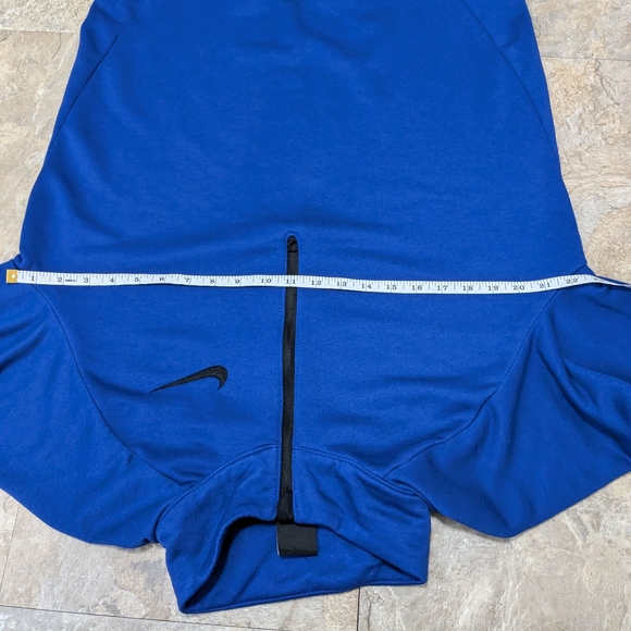 Nike Mens Large Blue Dri-Fit Standard Fit Running 1/4Zip Pullover Fleece Sweater - Picture 7 of 9